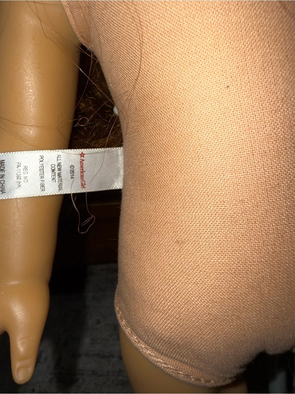 American Girl JLY Doll made in 2014 auburn hair green eyes